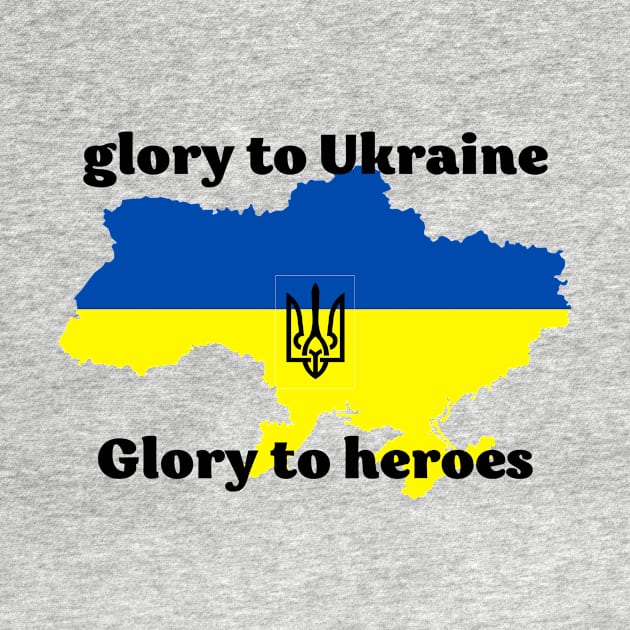 glory to Ukraine Glory to heroes by JuliaUkraine